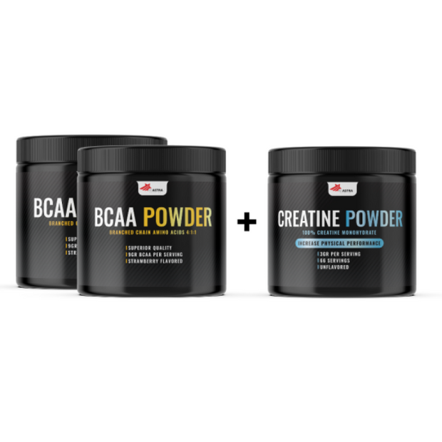 2x BCAA + CREATINE MONOHYDRATE free