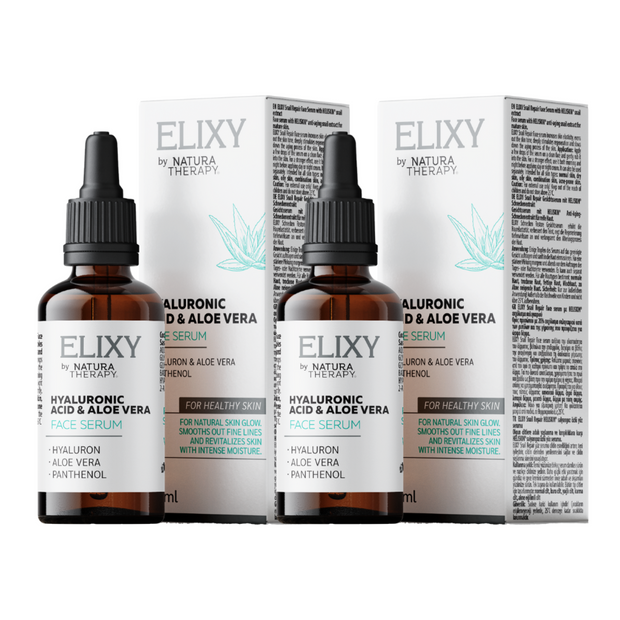 ELIXY Hyaluronic Acid&Aloe vera Face serum (1+1) - skin care serum