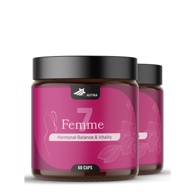 FEMME 7 (1+1) - nutritional supplement intended for the female population to regulate hormonal imbalances