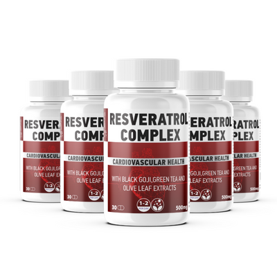 RESVERATROL COMPLEX (3+2) + gift - for cardiovascular diseases